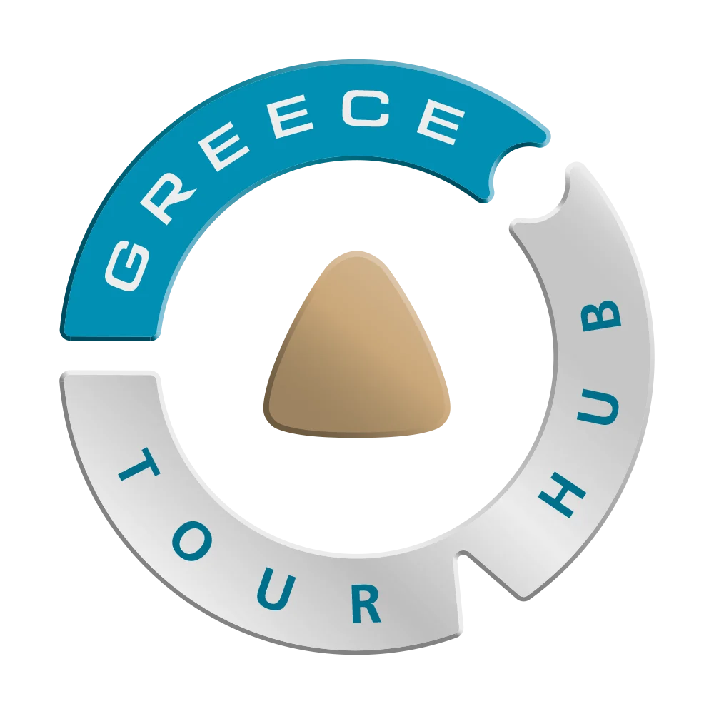 Greece Tour Hub logo//Logo design for tour-business site