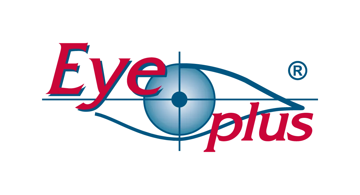 Optical chain-stores "Eye Plus" logo.