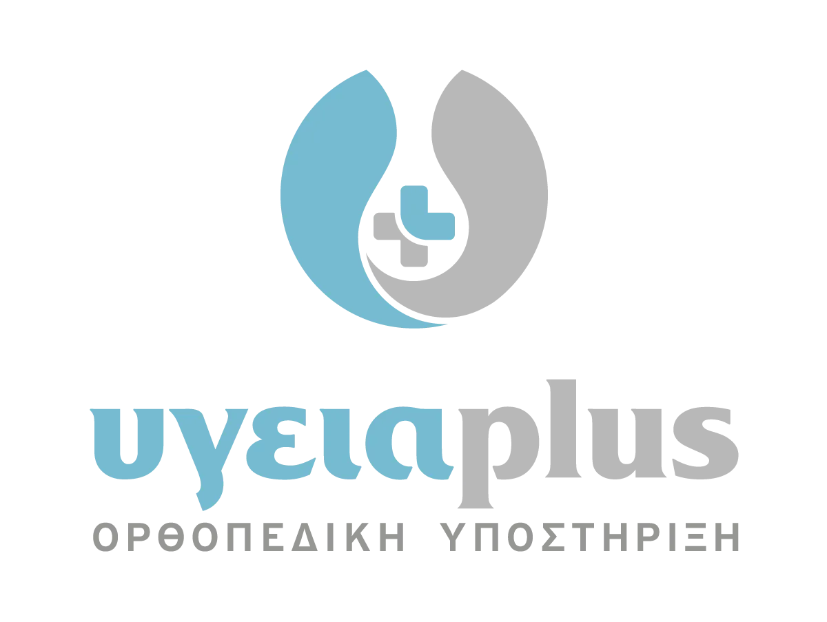 Orthopedic aids store "Υγεία Plus" logo.