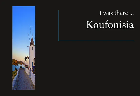 Cover image of a photography album for Koufonisia island. Image link to the virtual flipping service page.